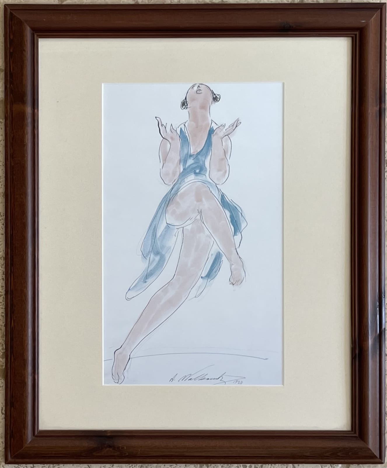 Abraham Walkowitz, Isadora Duncan, c. 1910