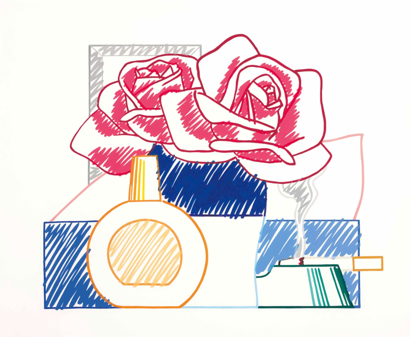 Tom Wesselmann, Scribble Version of Still Life #58, 1991