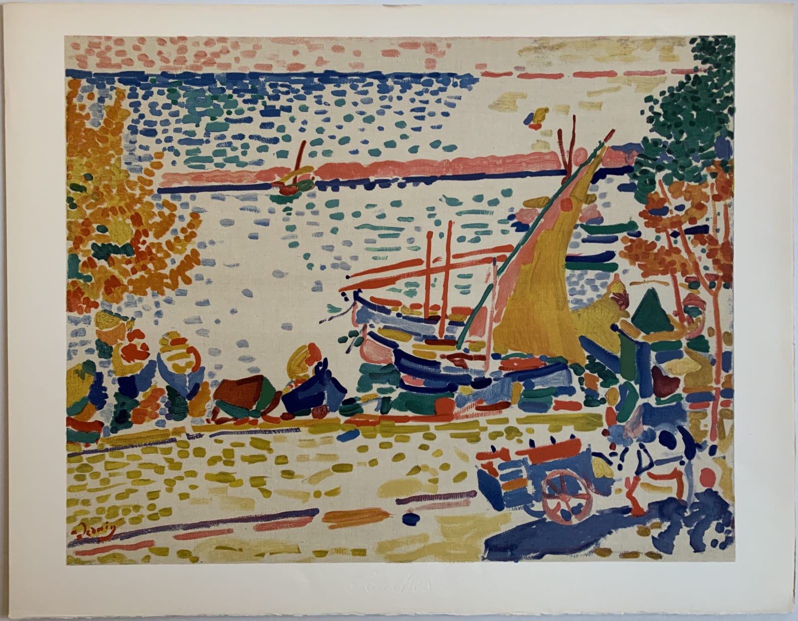 André Derain, Port de Collioure, 1972