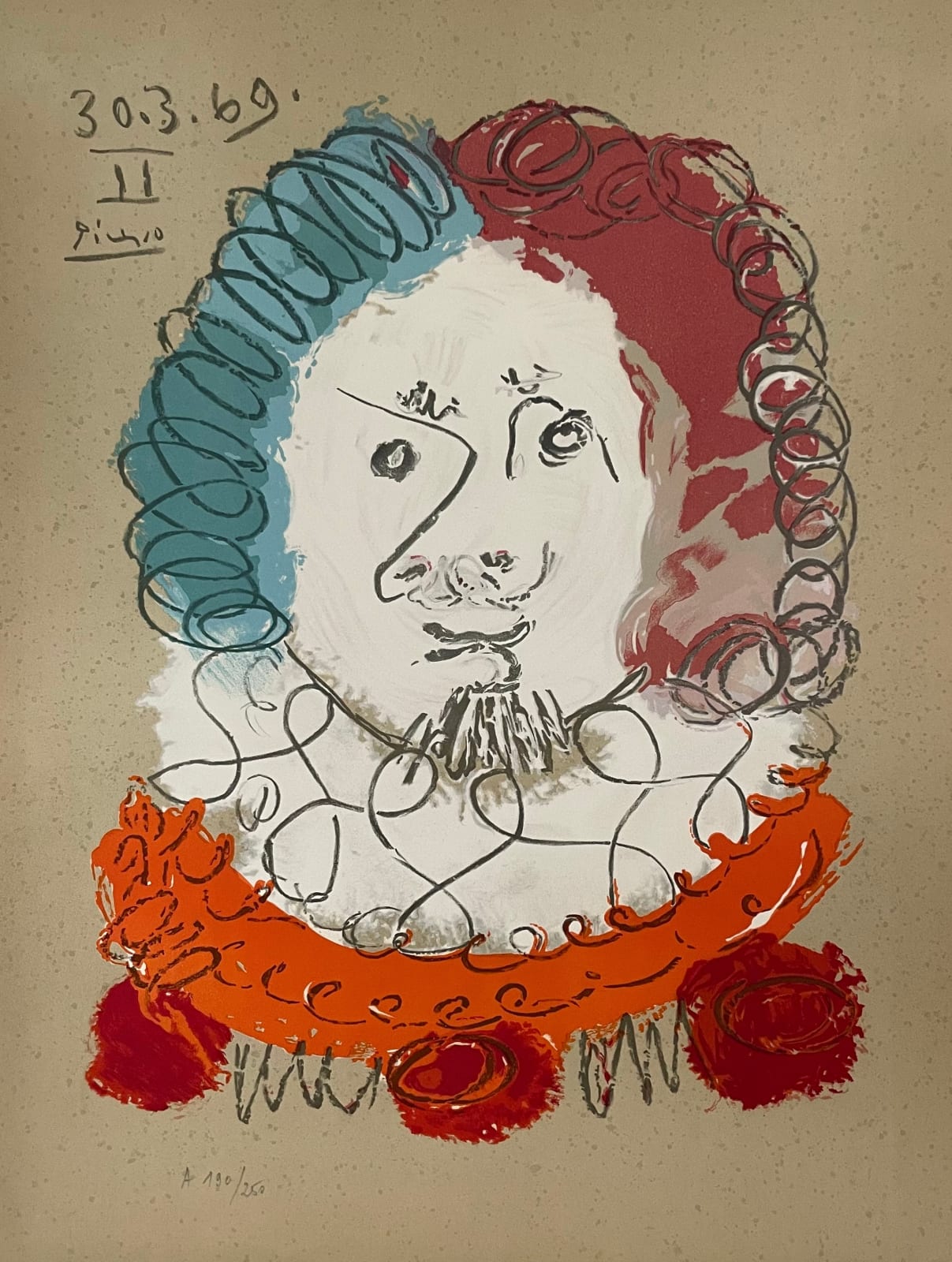 After Pablo Picasso, Picasso Imaginaires 30.3.69, 1969