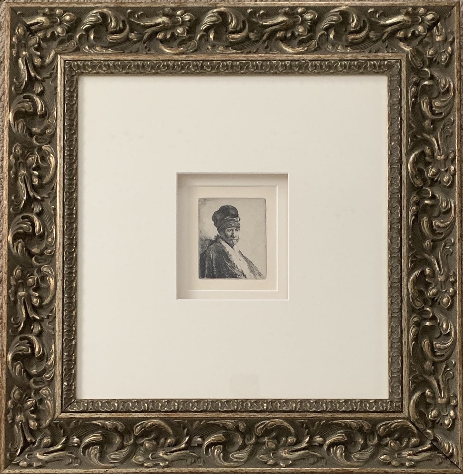 Rembrandt van Rijn, Bust of a Man Wearing a High Cap, after 1846