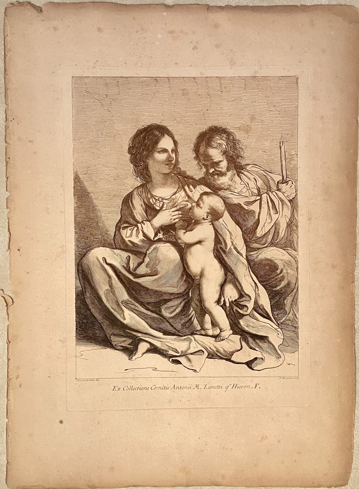 Bartolozzi, Etching after Guercino Da Cento