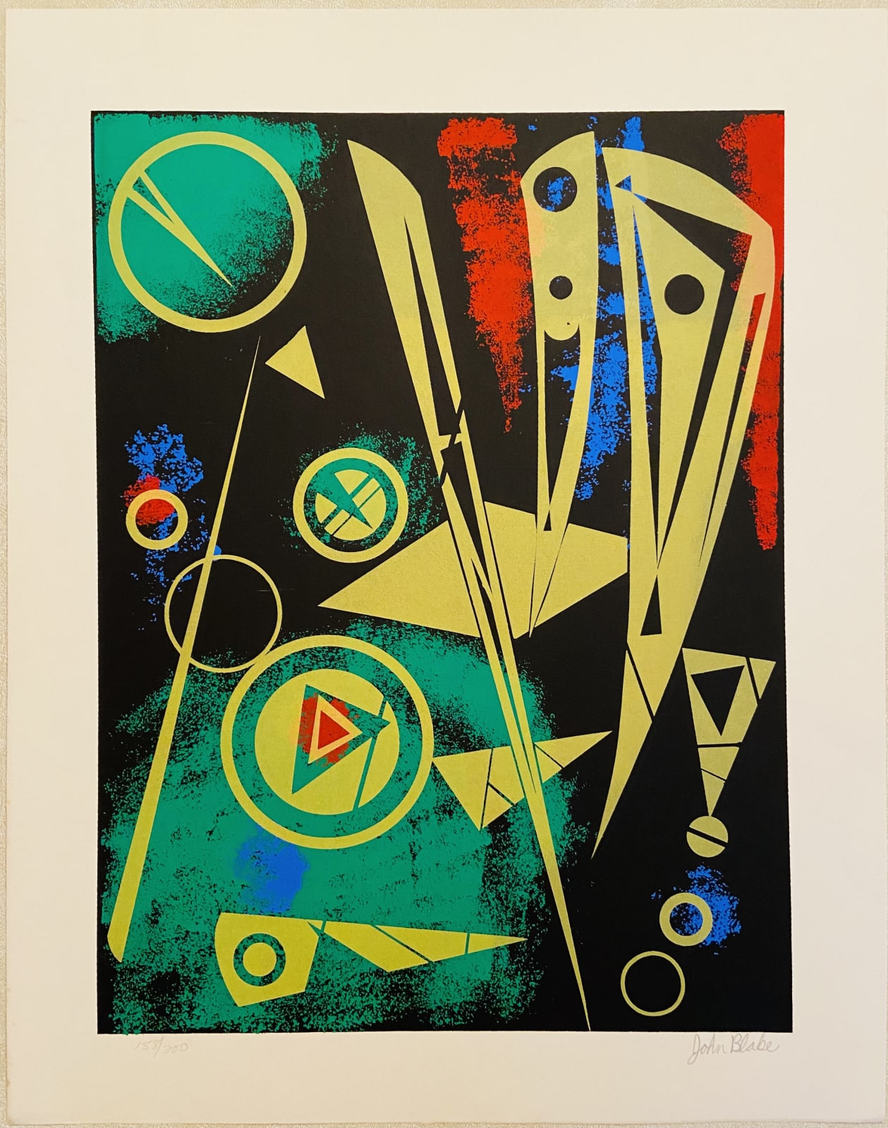 John Blake, Untitled Abstract, 1960