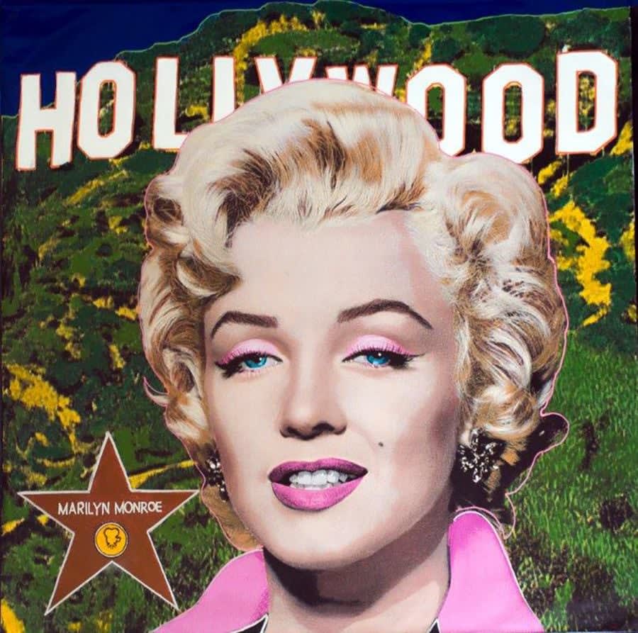 Steve Kaufman, Marilyn Hollywood Star, 2004