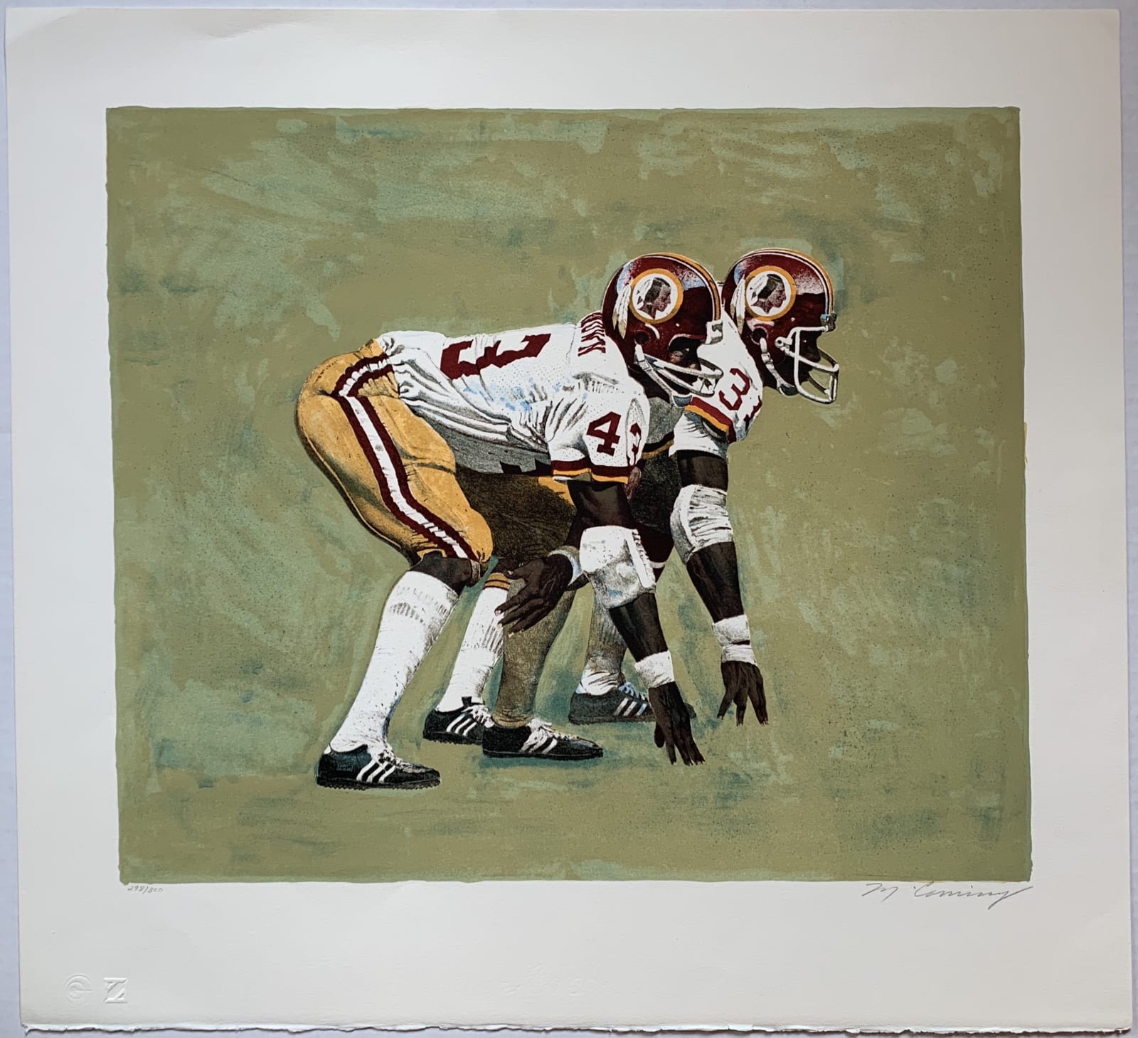 Merv Corning, Washington Redskins Running Backs (Larry Brown and Charlie Harraway)