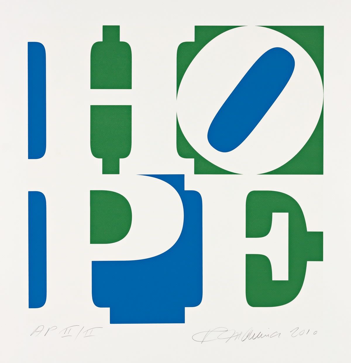 Robert Indiana, HOPE., 2010