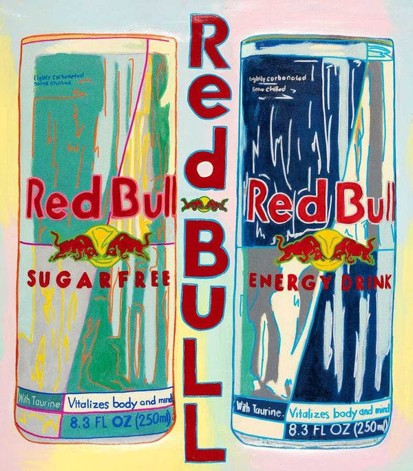 Steve Kaufman, Red Bull Pastel Colors, 2006