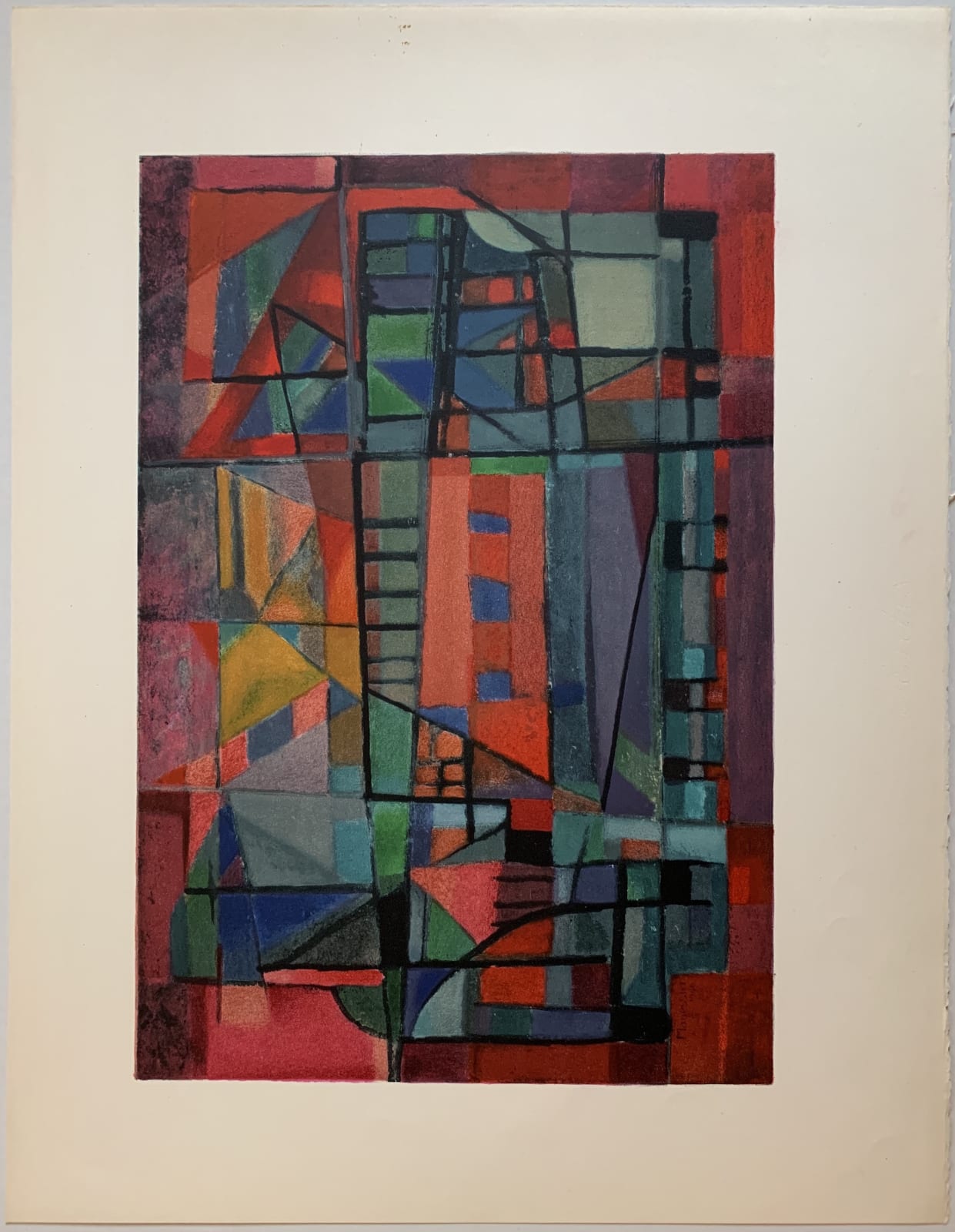 Alfred Manessier, Construction de L'Arche, 1946 , 1974