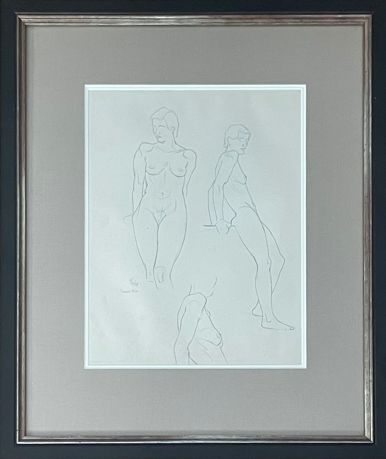 Francis Bliss, Nude Study , 1955