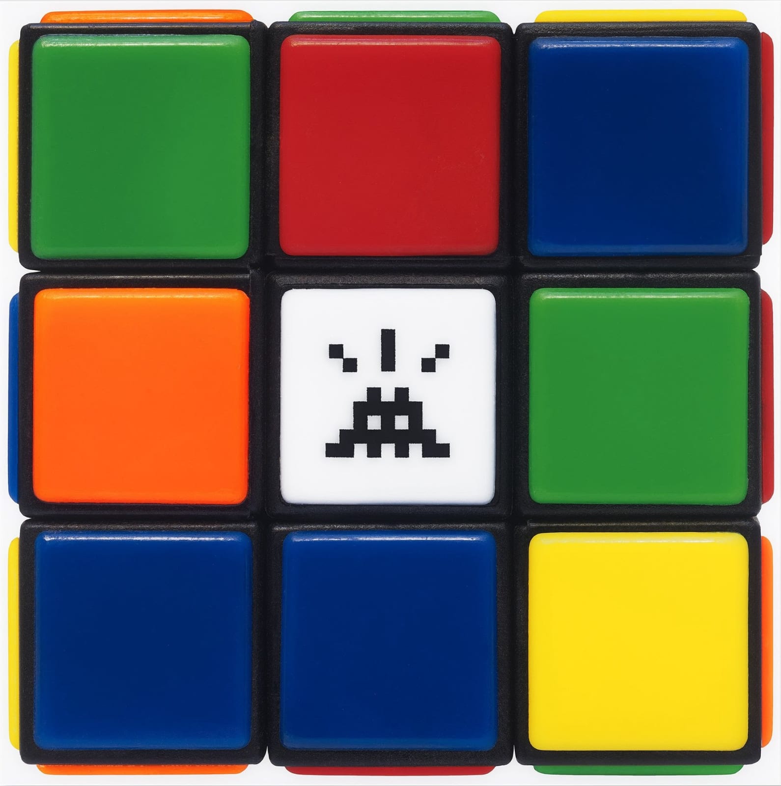 Invader, Invaded Cube, 2023