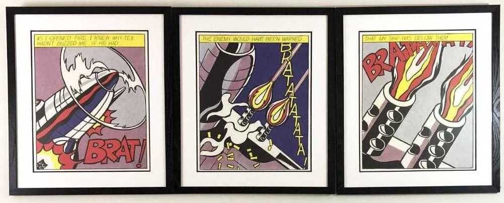 Roy Lichtenstein, As I Opened Fire (C.App.5), 1966