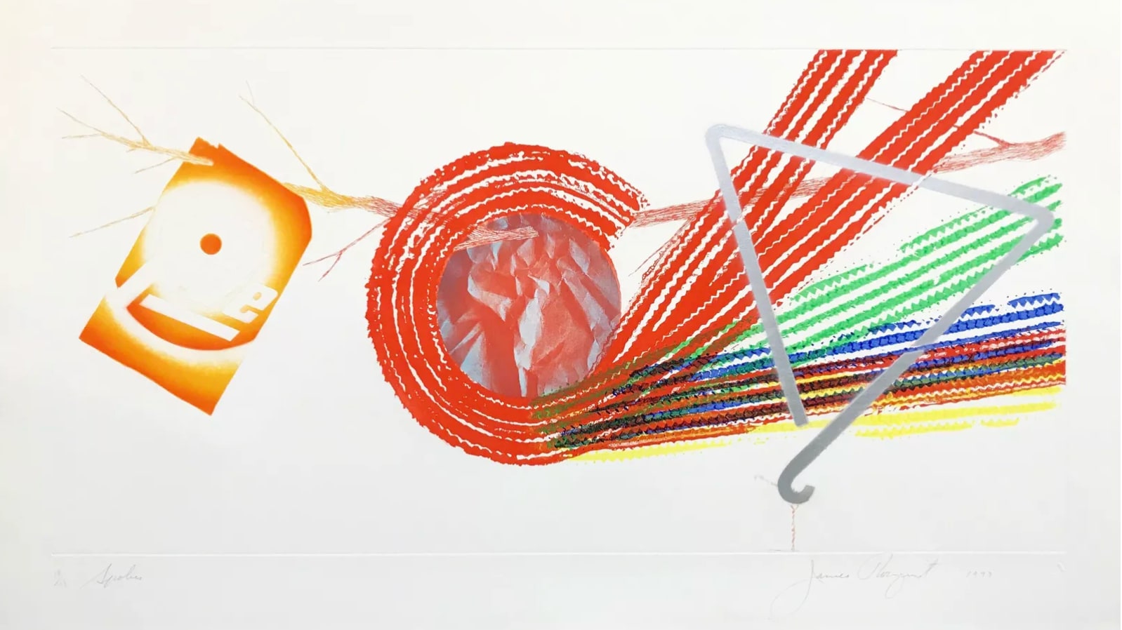James Rosenquist, Spokes, 1977