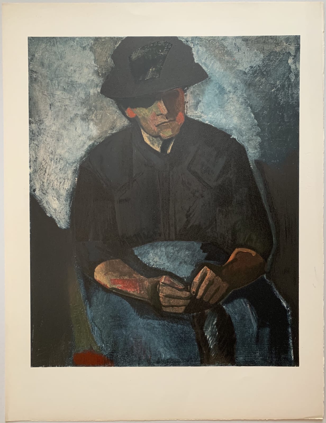 Charles Dufresne, Femme au Tablier Bleu, 1930, 1971