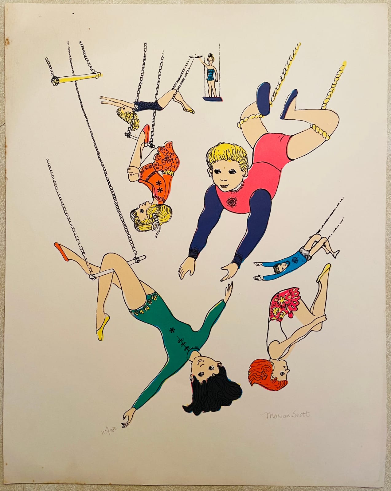 Marion Scott, Trapeze Artists, 1970