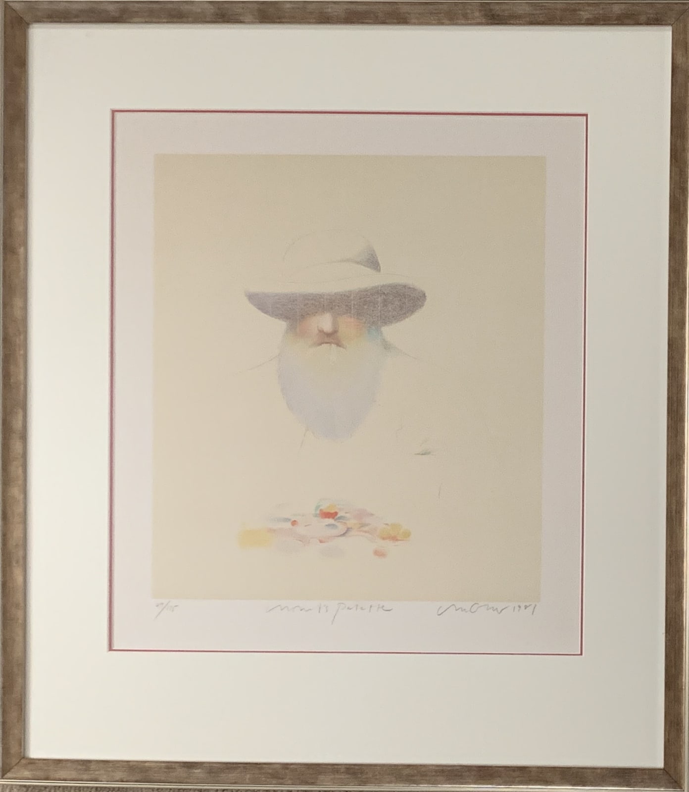 Milton Glaser, Monet's Palette, 1981