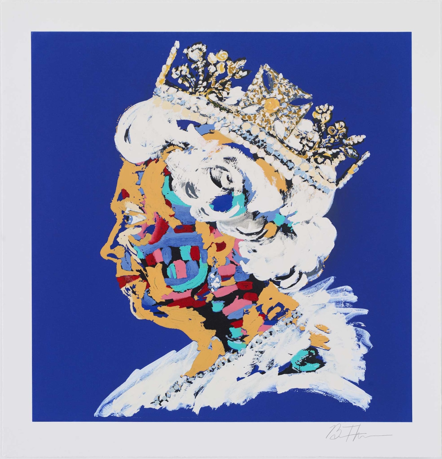 Bradley Theodore, Eternal Queen (Cobalt Blue), 2022