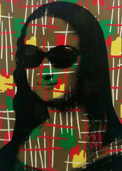 Mr. Brainwash, Vintage Mona Lisa, 2020