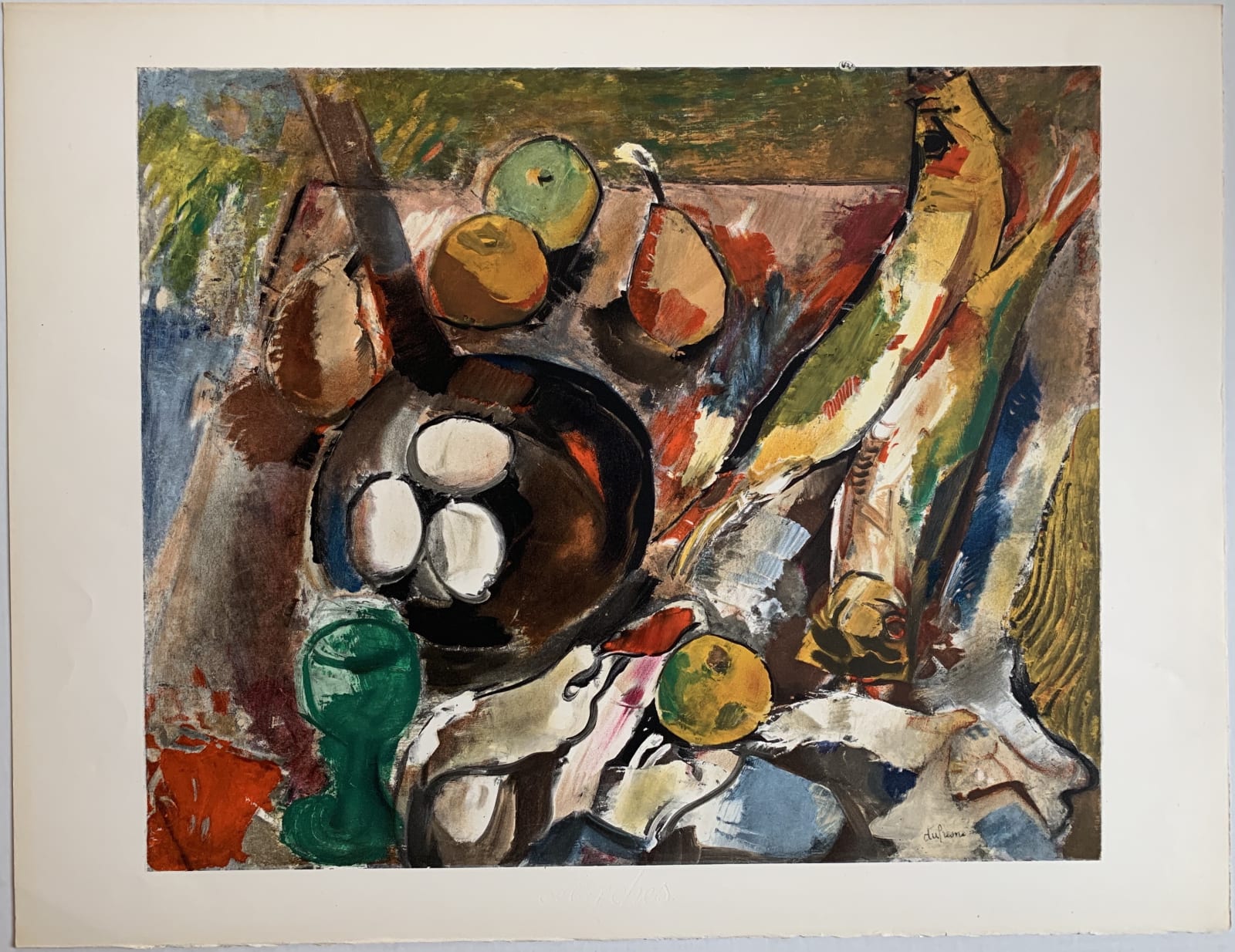 Charles Dufresne, Nature Morte Fruits et Légumes, 1920, 1971