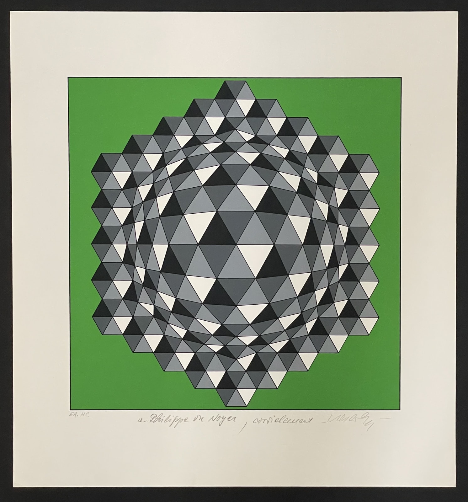 Victor Vasarely, Untitled (Green)