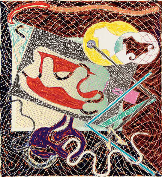 Frank Stella, Shards III, 1982