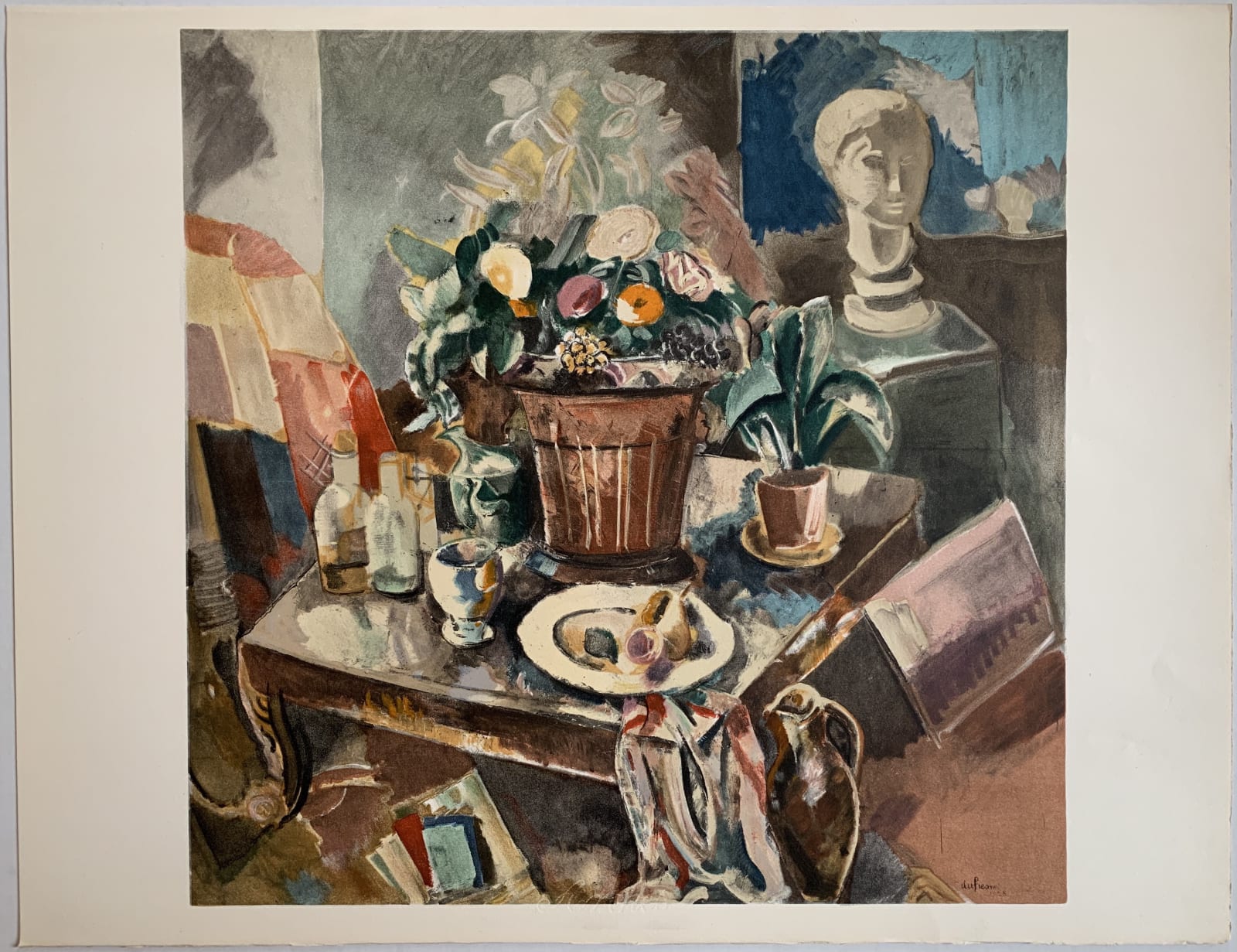 Charles Dufresne, Nature Morte au Pot de Fleurs, 1928, 1971