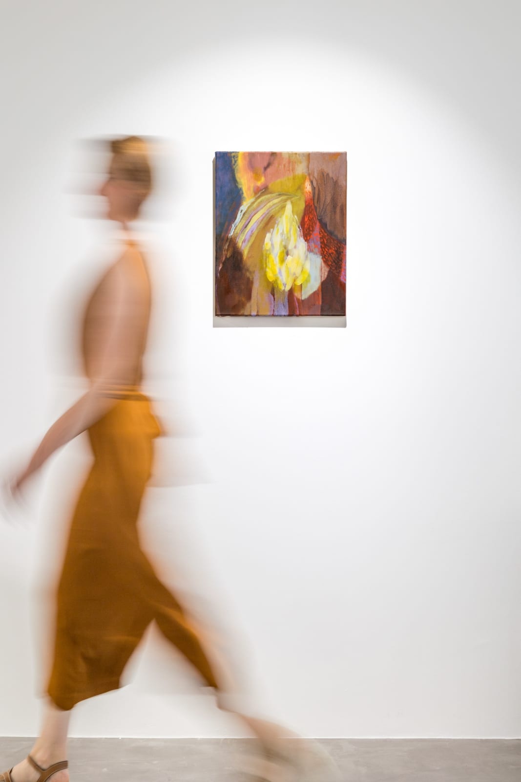 Rhiannon Inman-Simpson, Inside ribs I hold it, oil on canvas, 40 x 50cm, 2025
