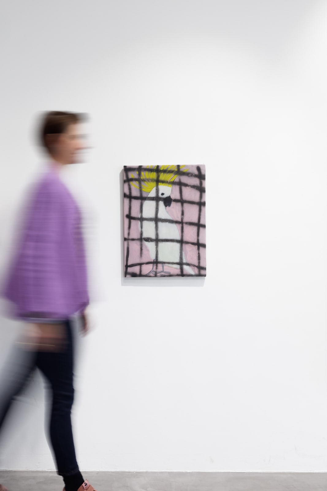 Gabrielle Graessle, n.t. 2024, acrylic and spray on canvas