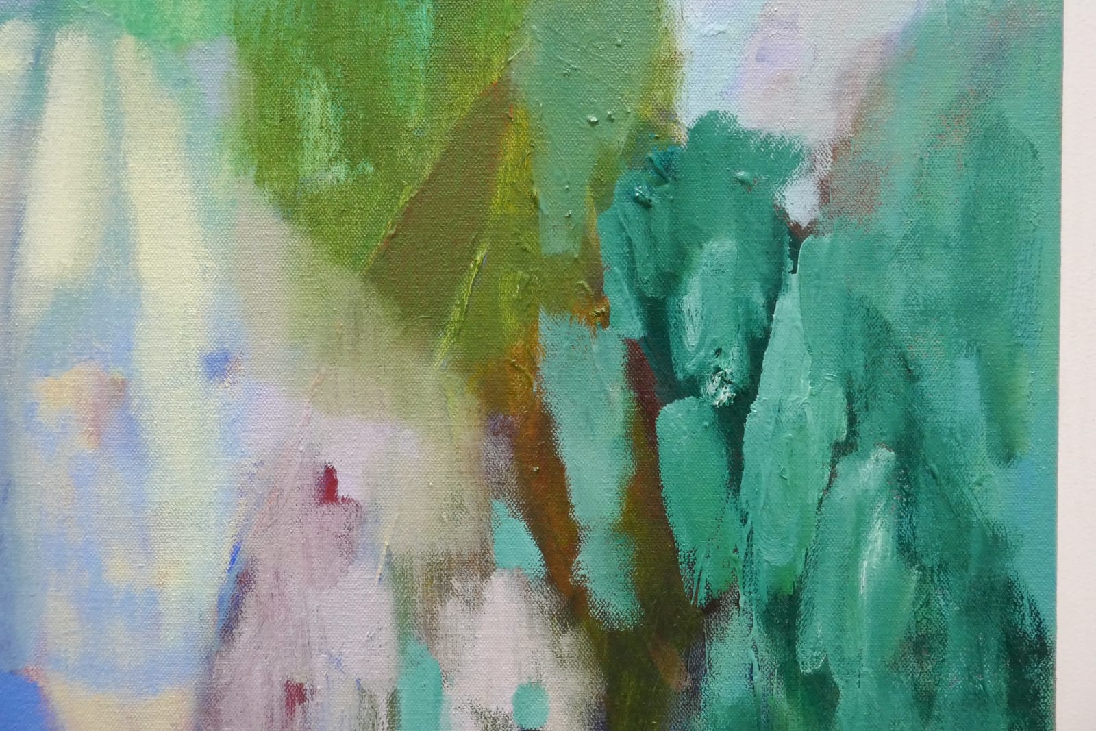 Rhiannon Inman-Simpson, Into the tipping edge, oil on canvas, 40 x 50cm, 2025