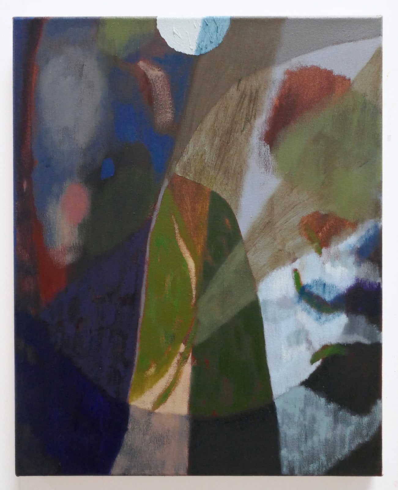 Rhiannon Inman-Simpson, Sea of crisis oil on canvas, 40 x 50cm, 2025