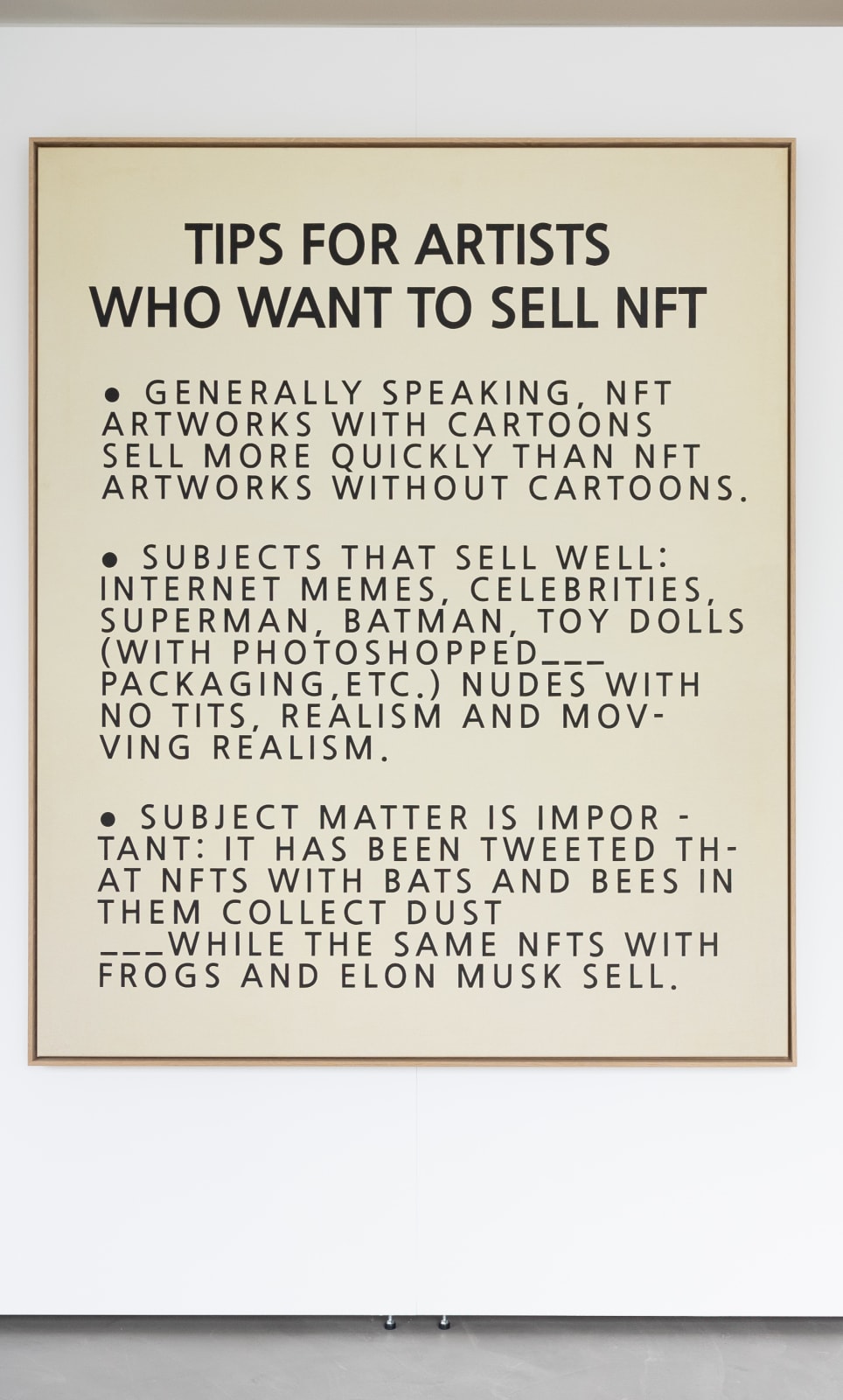 Rulton Fyder, Tips for Artists Who Want to Sell NFT, 2021