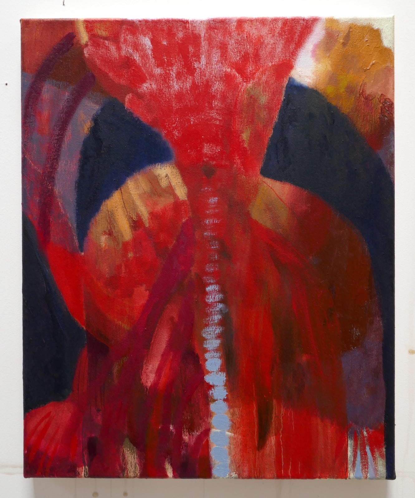 Rhiannon Inman-Simpson, When the shadow walks away oil on canvas, 40 x 50cm, 2025