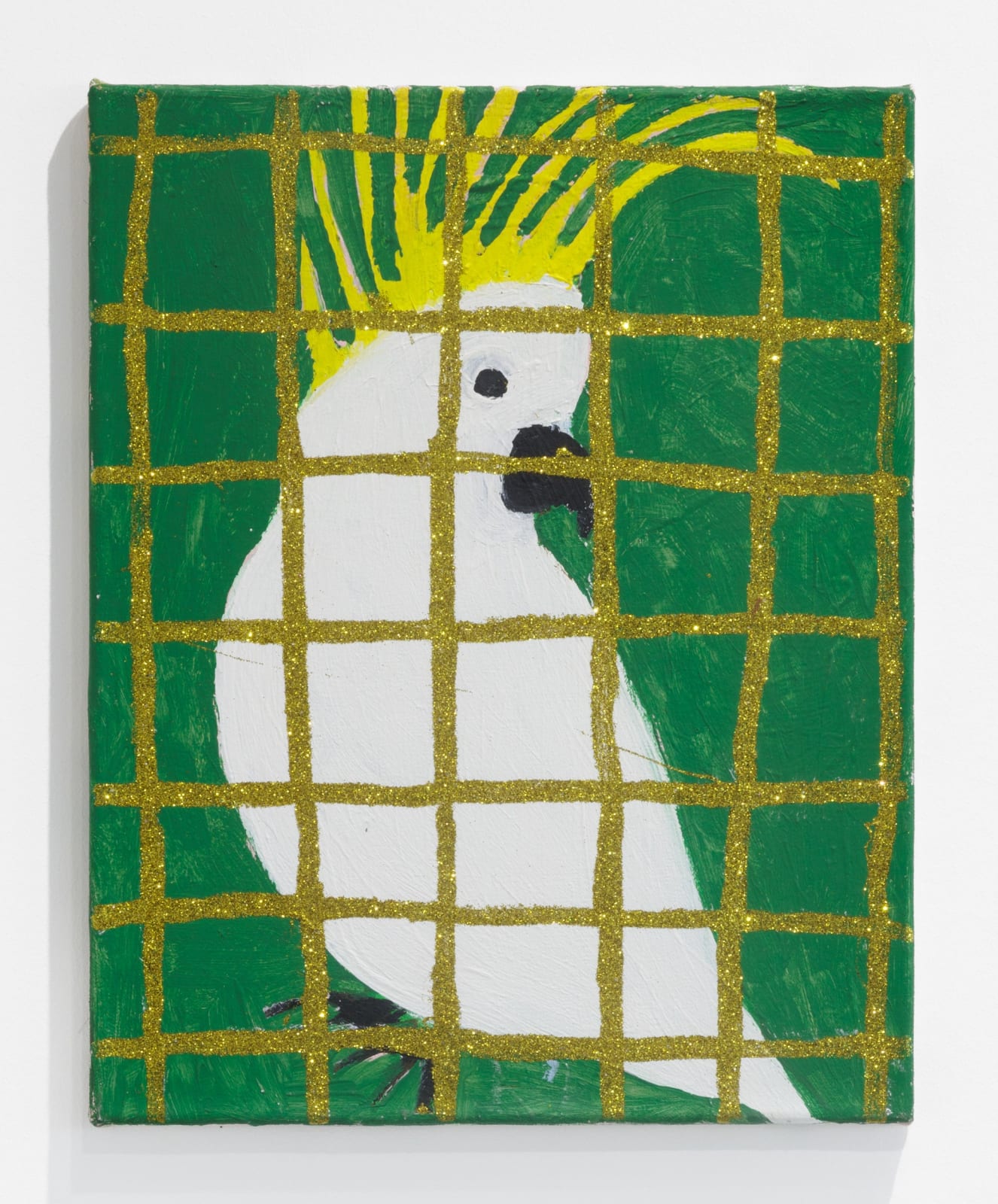 Gabrielle Graessle, n.t., 2025, acrylic and glitter on canvas