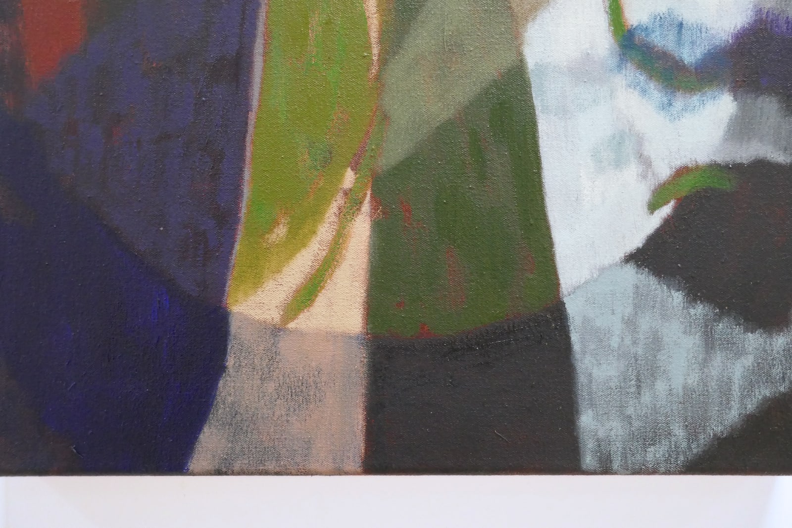 Rhiannon Inman-Simpson, Sea of crisis oil on canvas, 40 x 50cm, 2025