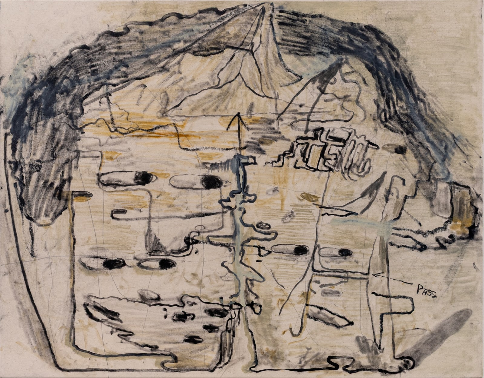 Taylor A. White, Pass, Sight, Hair, 2025 (totale)