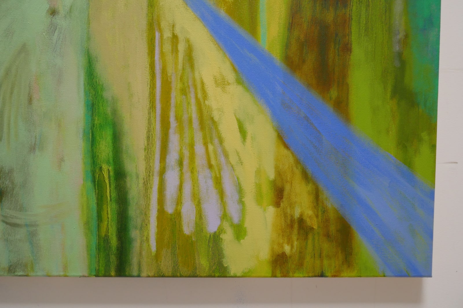 Rhiannon Inman-Simpson, Signal swarm oil on canvas, 80 x 100cm, 2025