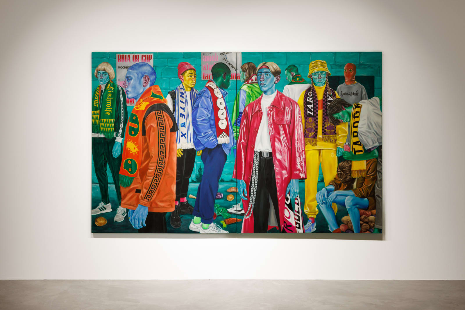 Damien Cifelli The Cup Final (Pre Game), Installation at PULPO GALLERY
