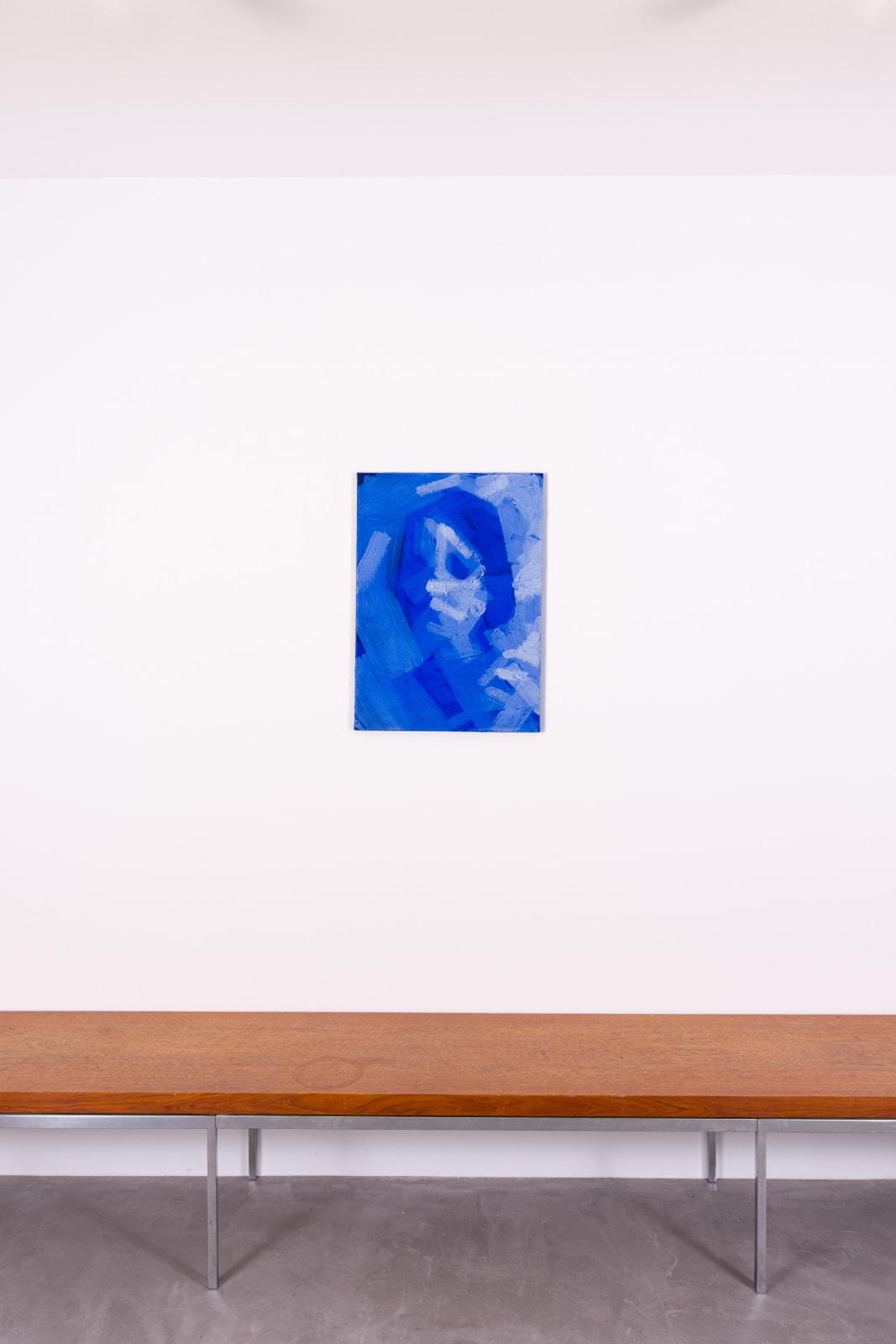 Patrick Tresset, 40 year old woman in blue, 2023
