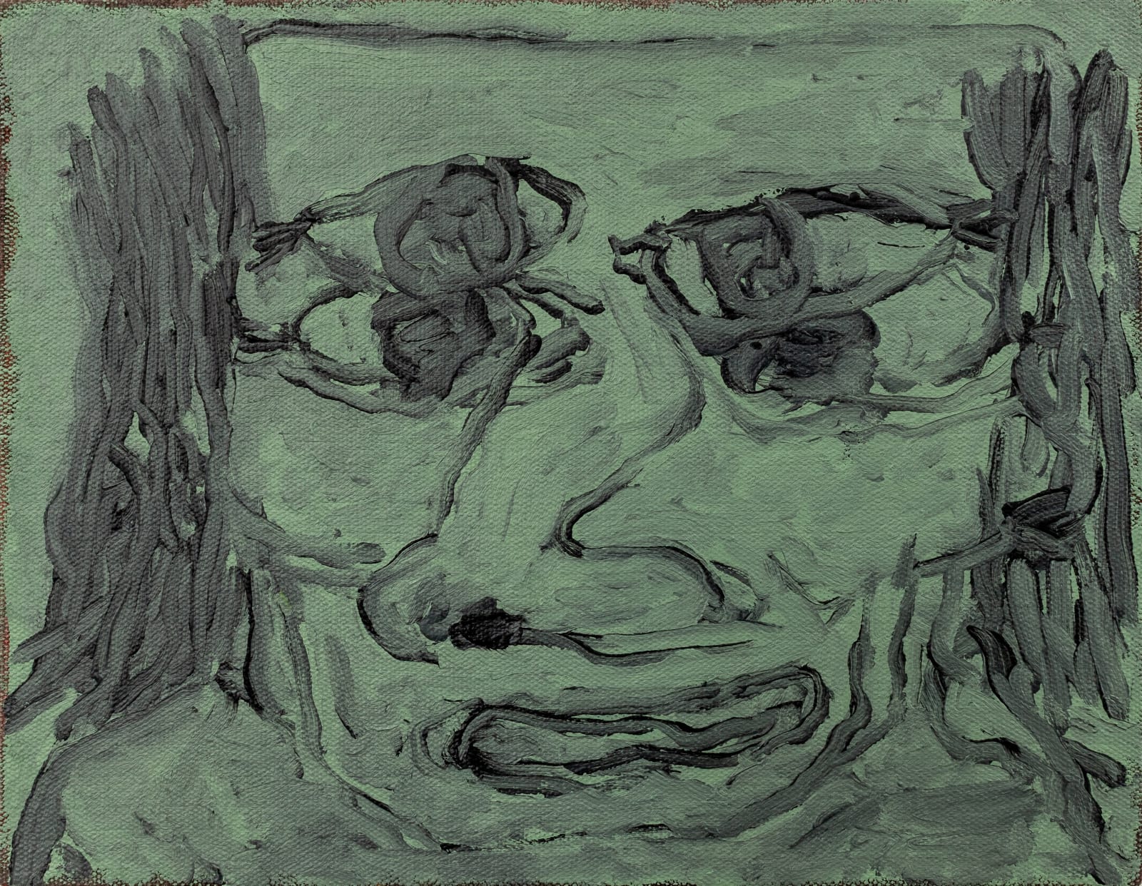 Taylor A. White, Night (green) 2025, (totale)