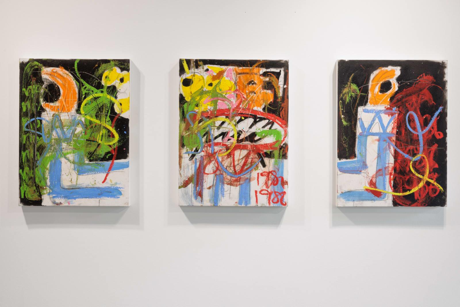 Móyòsóré Martins, Tablets (Triptych), 2023