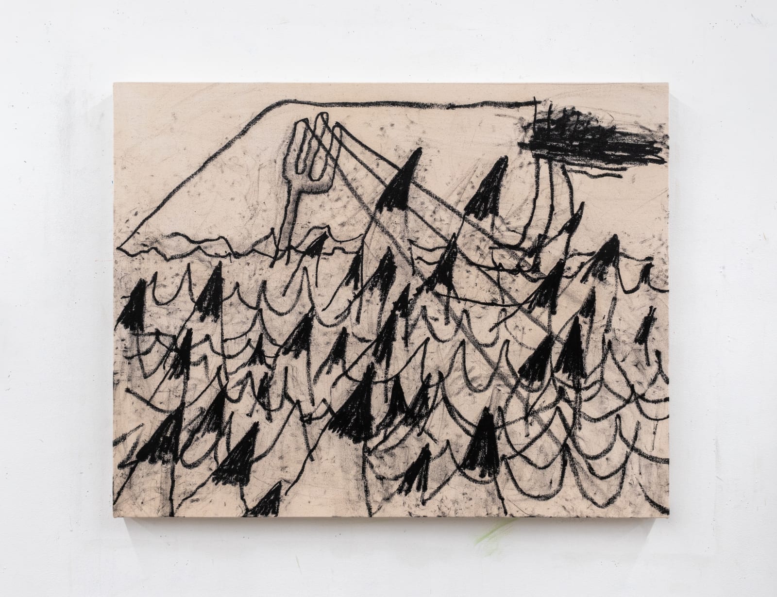 Taylor A. White, Motivation Beams, 2024 (wall)