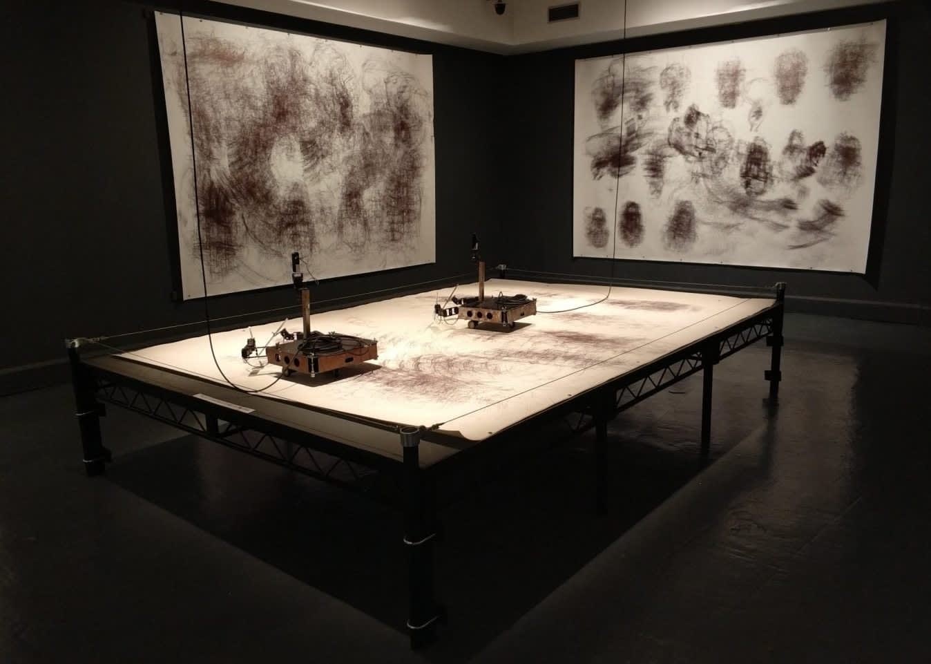 Patrick Tresset, Human Study #5, 2017