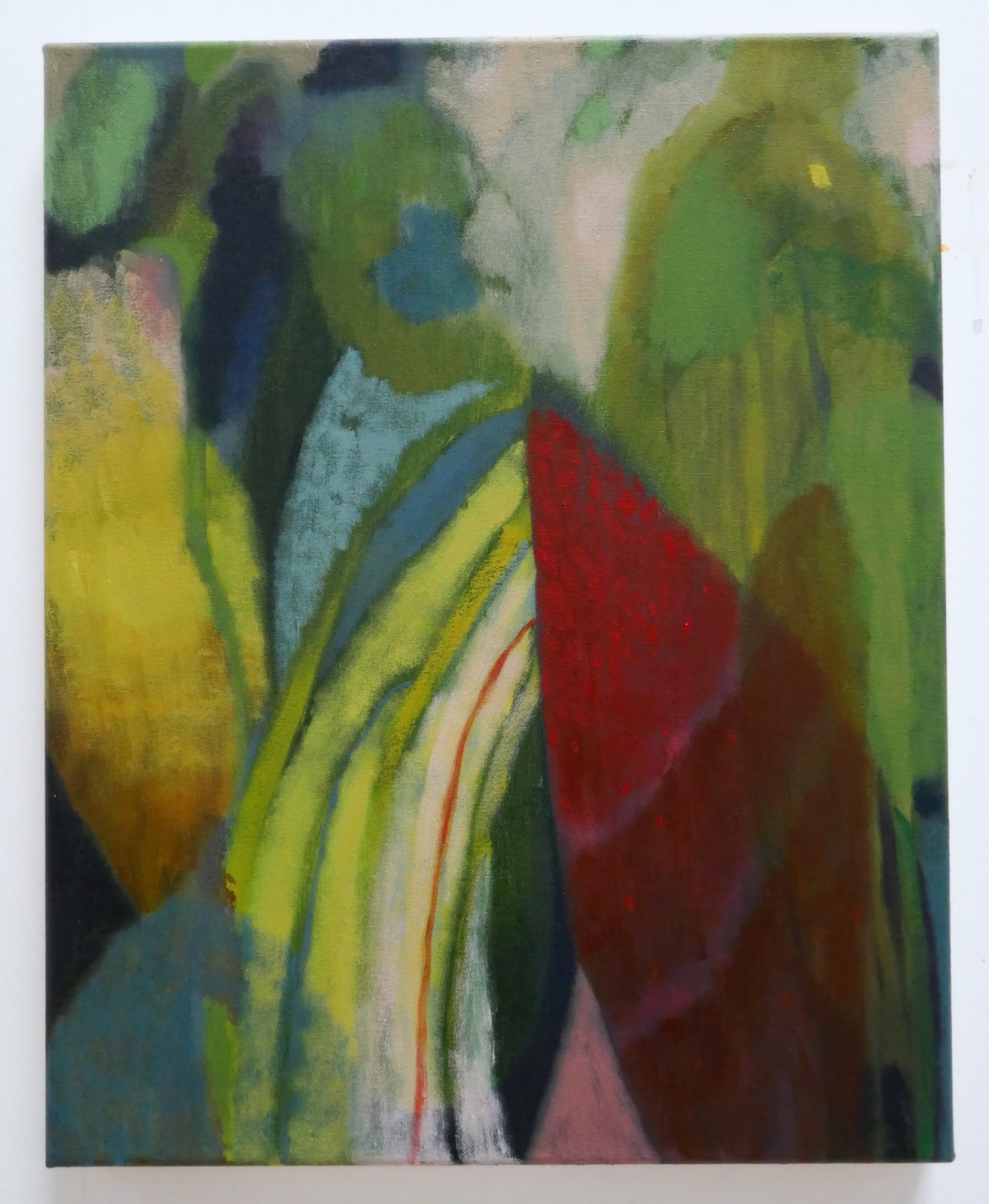 Rhiannon Inman-Simpson, The decision oil on canvas, 40 x 50cm, 2025