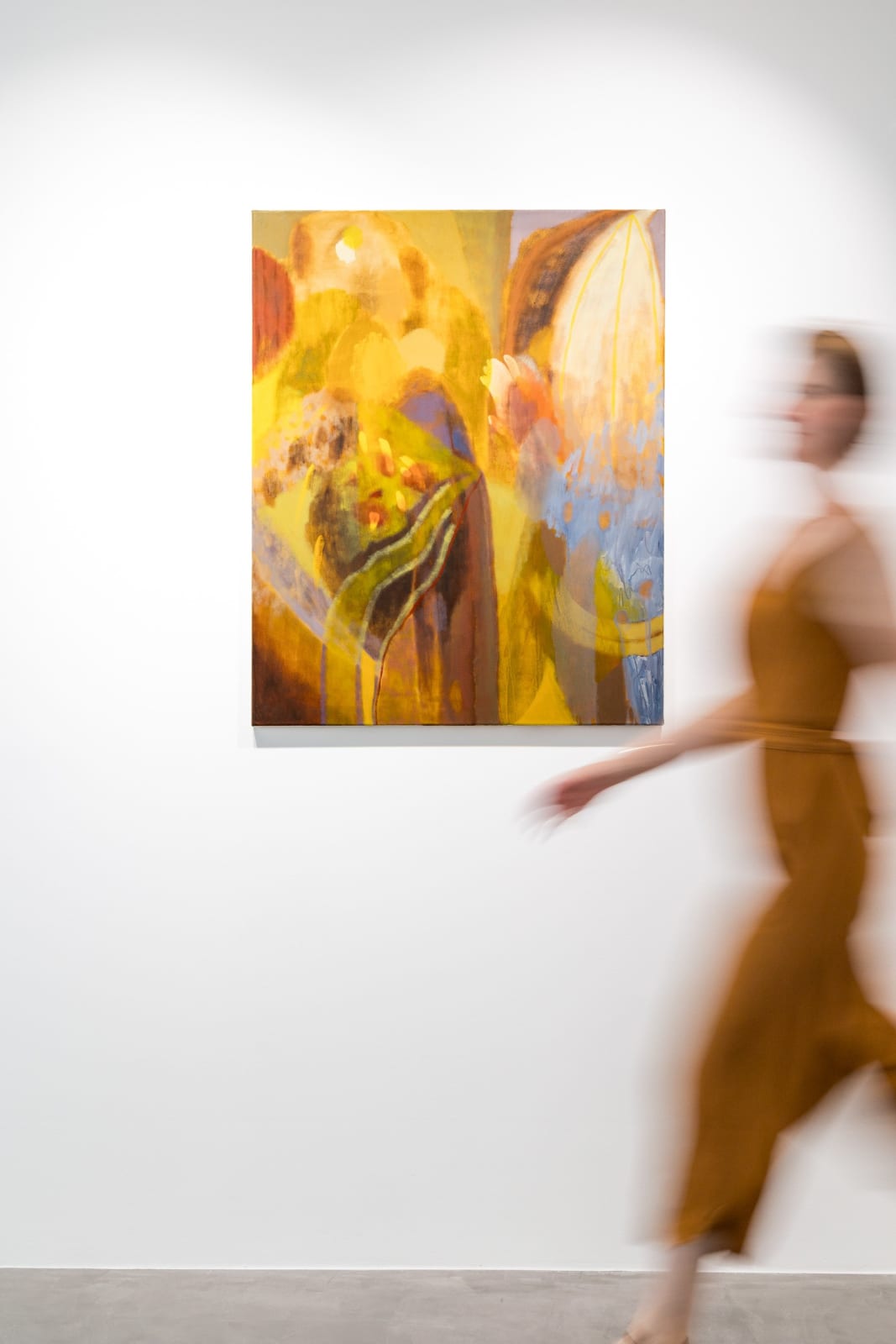 Rhiannon Inman-Simpson, Peeling away, oil on canvas, 80 x 100cm, 2025