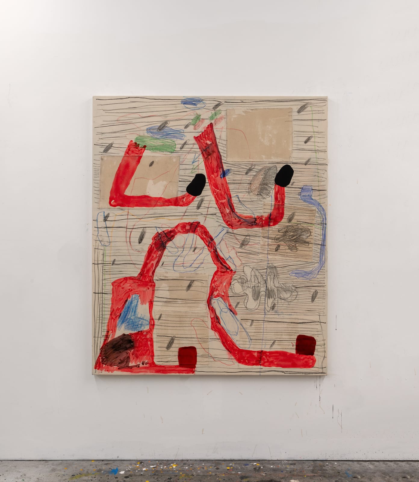 Taylor A. White, Rain Walking is Best for Spirit, 2024 (wall)