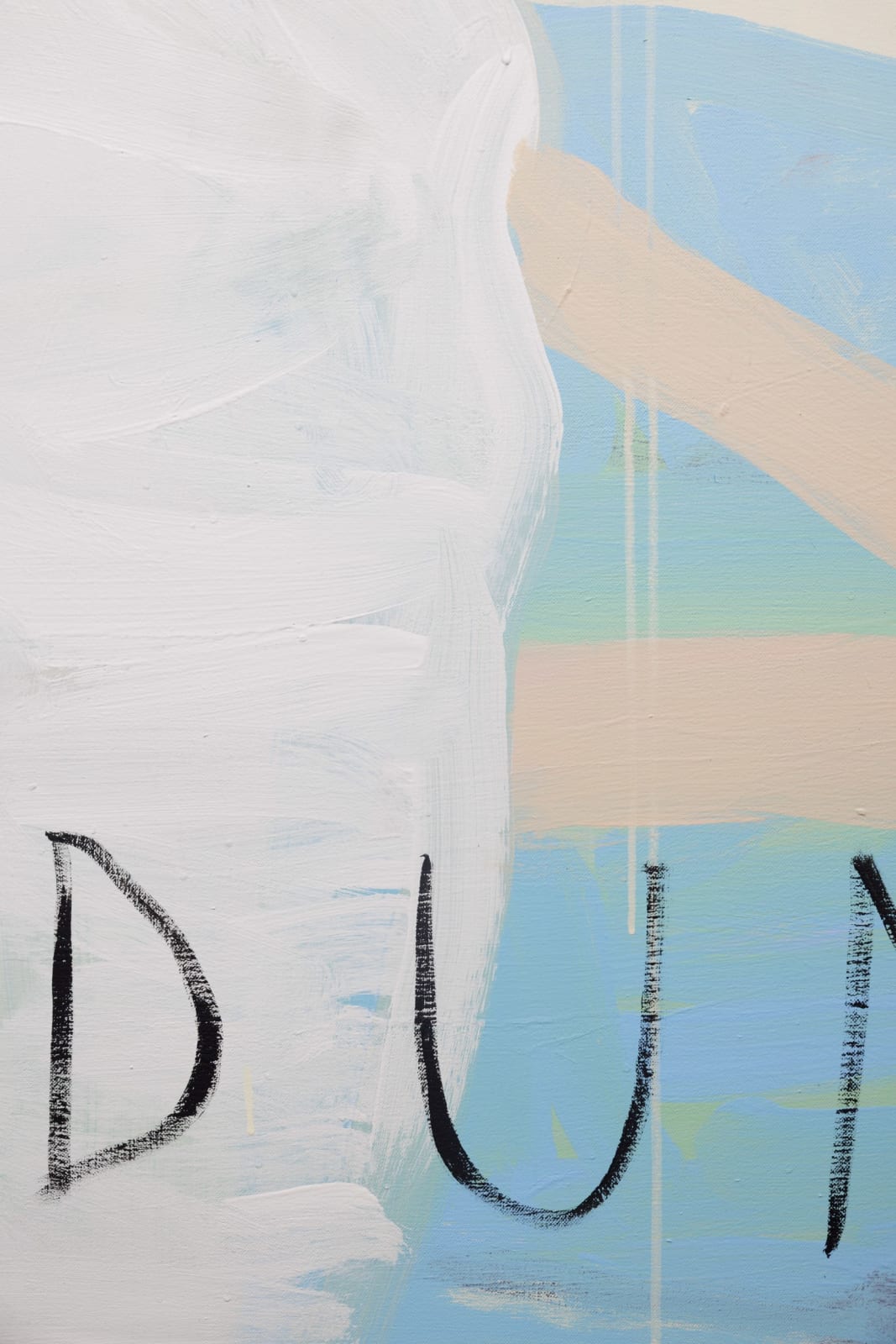 Gabrielle Graessle, marie antoinette by s.c., 2024, acrylic and spray on canvas (diptych)