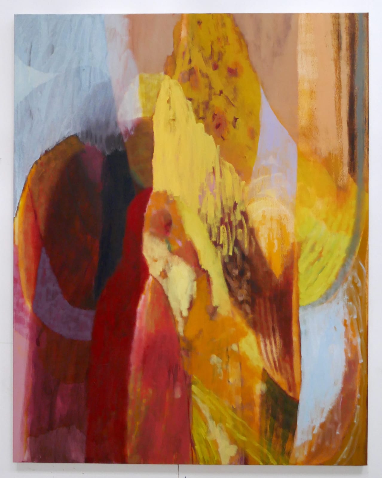Rhiannon Inman-Simpson, Rhiannon Inman-Simpson, he echoes, 130 x 160cm, oil on canvas, 2025