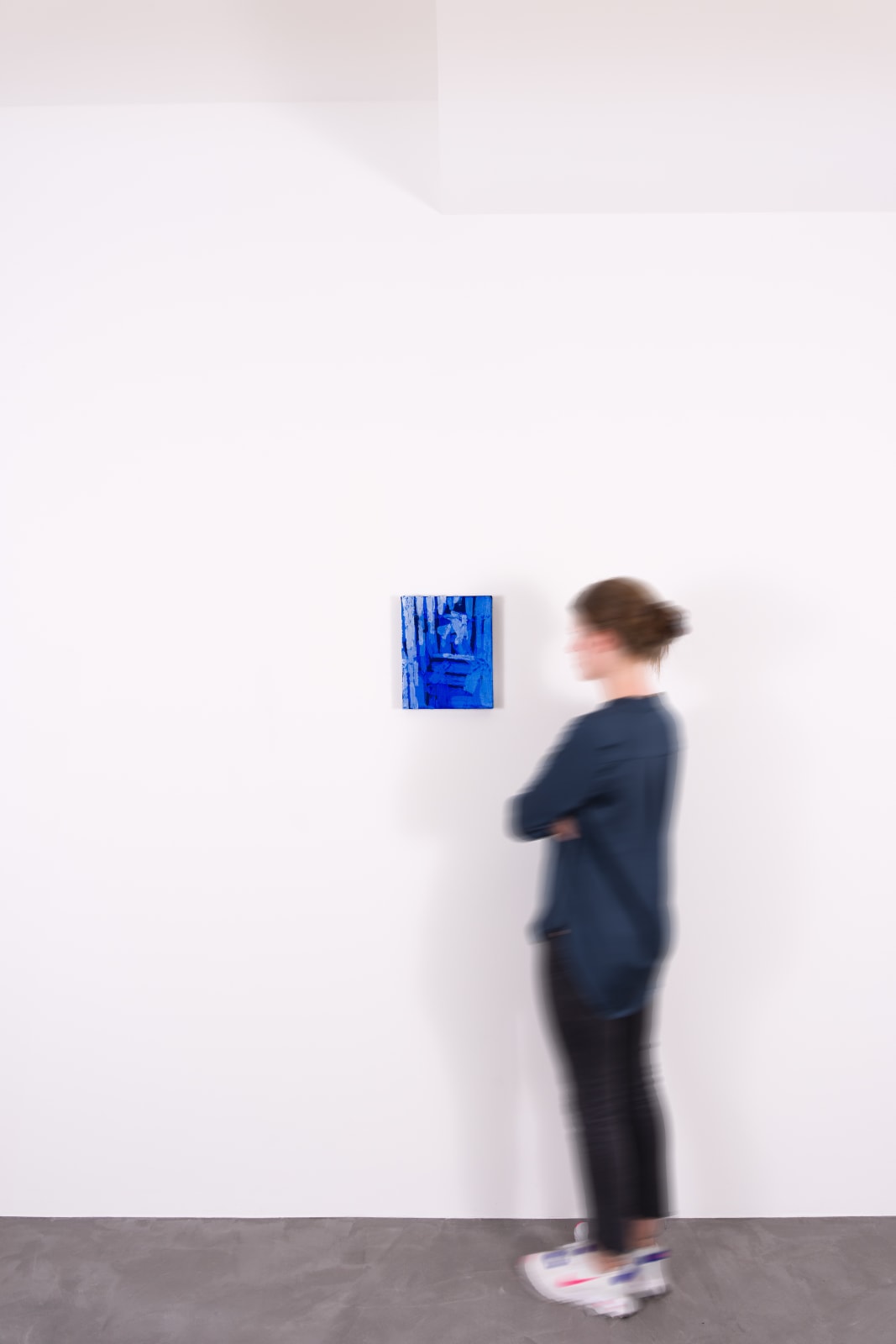Patrick Tresset, Study for a boy in blue, 2023
