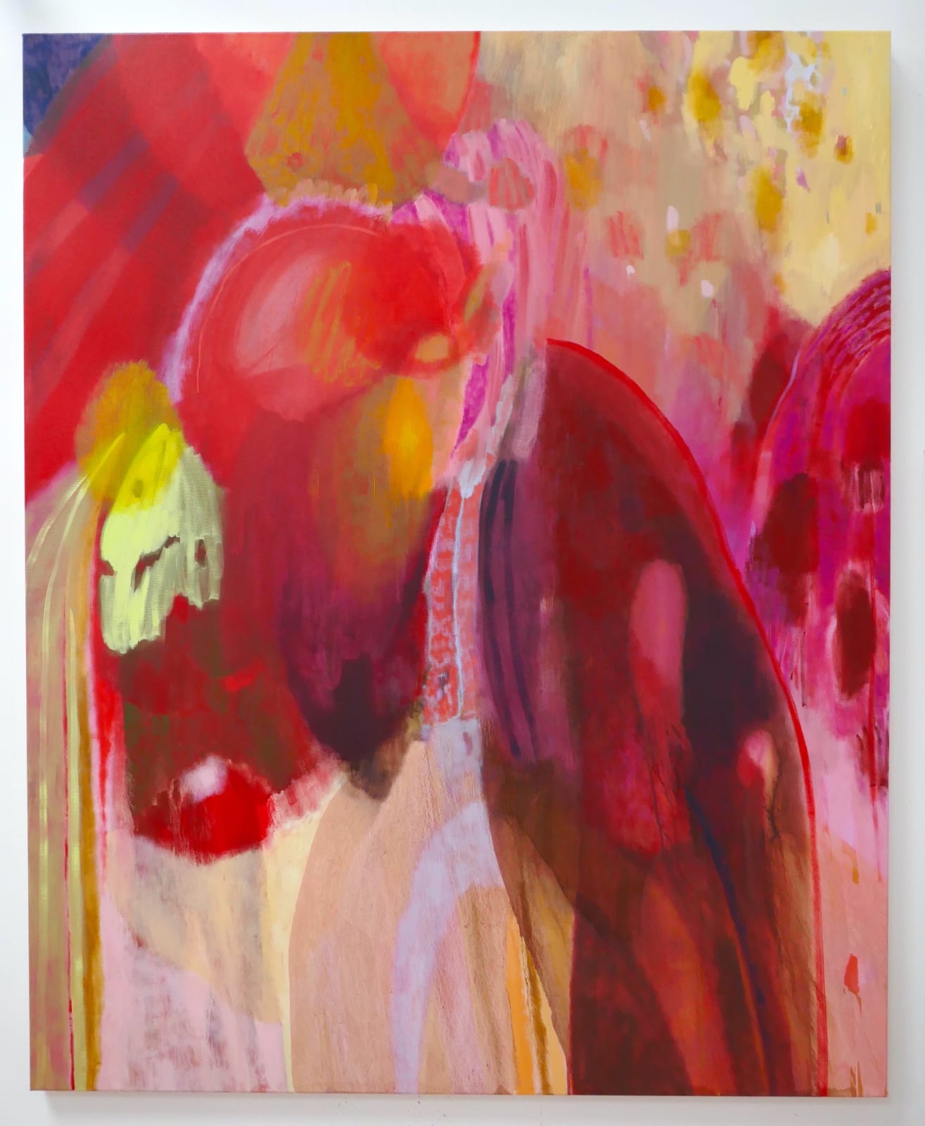 Rhiannon Inman-Simpson, Side by side 130 x 160cm, oil on canvas, 2024