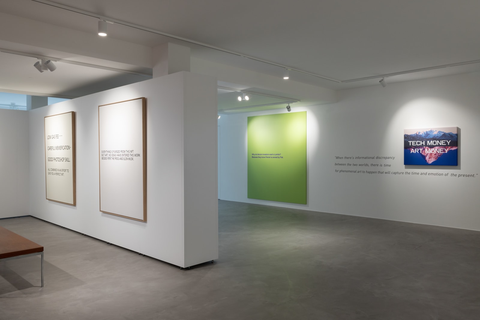 Rulton Fyder, TECH MONEY VS ART MONEY, 2021