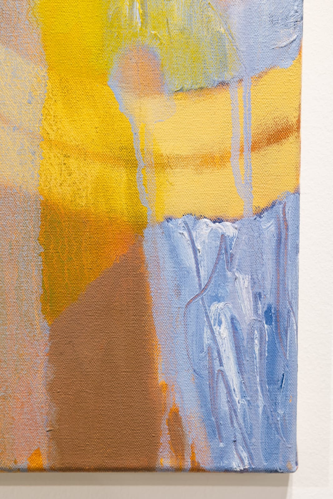 Rhiannon Inman-Simpson, Peeling away, oil on canvas, 80 x 100cm, 2025